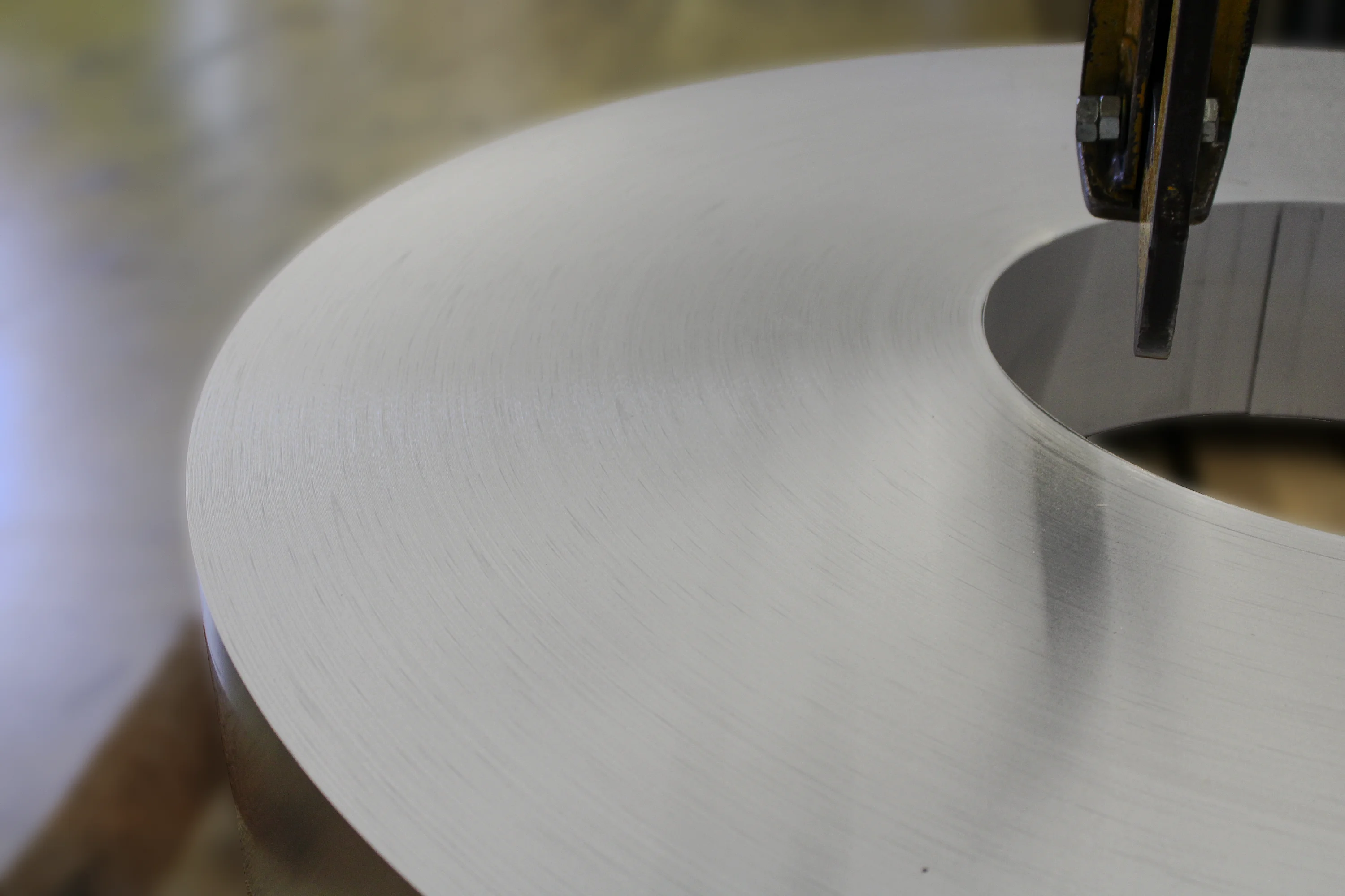 Nahaufnahme von Aluminium